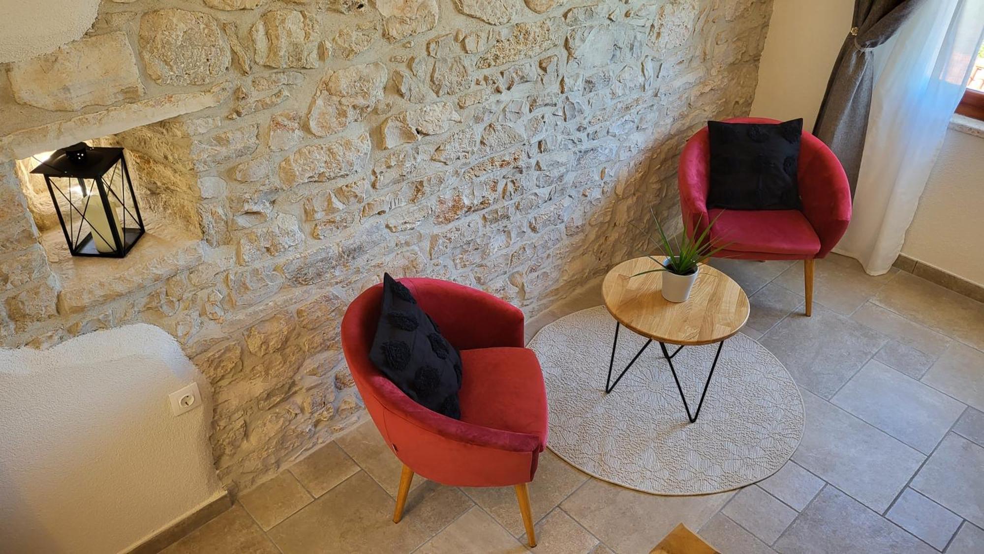 Stone House Apartments Didini Dvori Lumbarda Rum bild